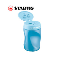 STABILO 德國天鵝 EASYsharpener 3 in 1 人體工學削筆器 (4502/2藍色-右手專用) / 個